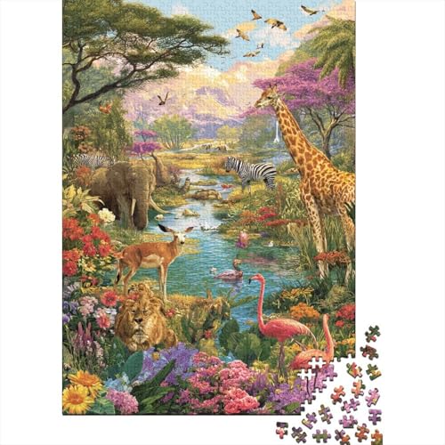 Tiere, Tierwelt, süß und lustig, schwer bis schwierig, klassisches Puzzlespiel, wunderschön dekorierte Puzzles, 300 Teile (40 x 28 cm) von CKMSMCS