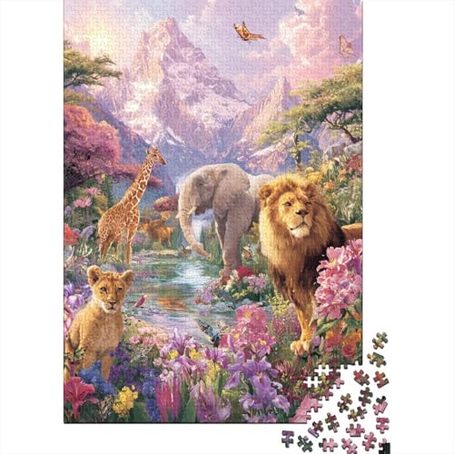 Tiere, Tierwelt, süß und lustig, schwer bis schwierig, klassisches Puzzlespiel, wunderschön dekorierte Puzzles, 300 Teile (40 x 28 cm) von CKMSMCS