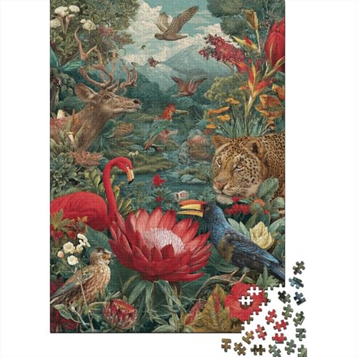 Tiere, Tierwelt-Lernspiel, geeignet für Kinder ab 10 Jahren und Erwachsene, interessant und herausfordernd, 1000 Teile (75 x 50 cm) von CKMSMCS