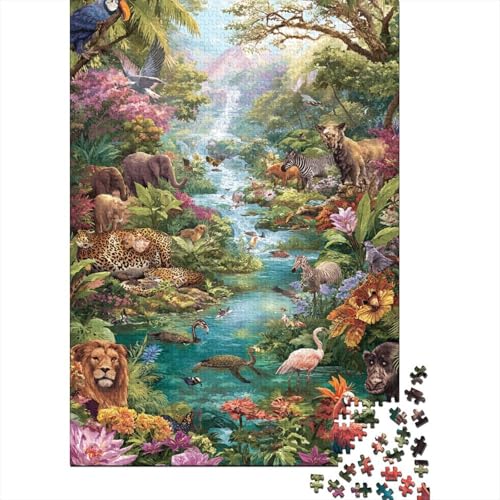 Tiere, Tierwelt-Lernspiel, geeignet für Kinder ab 10 Jahren und Erwachsene, interessant und herausfordernd, 300 Teile (40 x 28 cm) von CKMSMCS