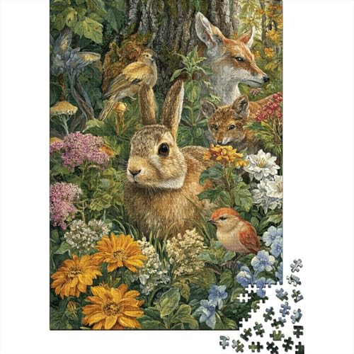 Tiere, Tierwelt-Lernspiel, geeignet für Kinder ab 10 Jahren und Erwachsene, interessant und herausfordernd, 300 Teile (40 x 28 cm) von CKMSMCS
