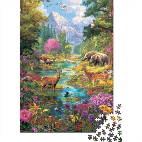 Tiere, Tierwelt-Lernspiel, geeignet für Kinder ab 10 Jahren und Erwachsene, interessant und herausfordernd, 500 Teile (52 x 38 cm) von CKMSMCS