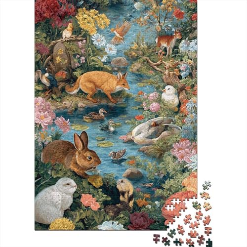 Tiere, Tierwelt-Lernspiele für Jungen und Mädchen, pädagogische Puzzlespiele, geeignet für Familienunterhaltung, sehr interessant, 1000 Teile (75 x 50 cm) von CKMSMCS