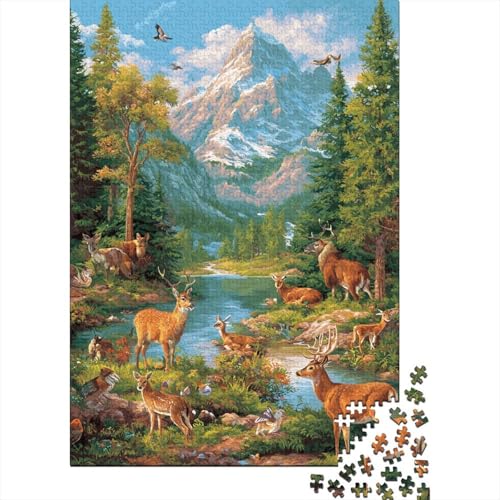 Tiere, Tierwelt-Puzzle, anspruchsvolles Spiel für die ganze Familie, für Frauen, Geschenke für Männer, 300 Teile (40 x 28 cm) von CKMSMCS