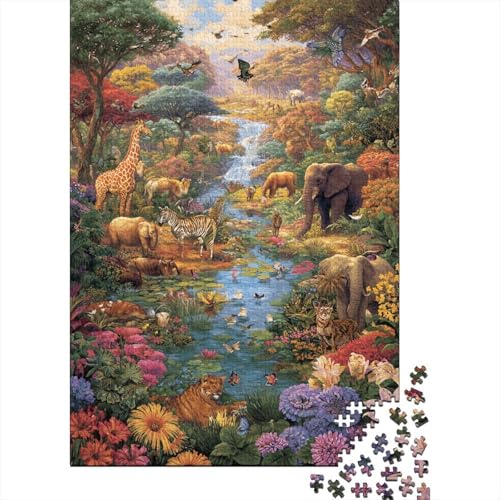 Tiere, Tierwelt-Puzzlespiele, anspruchsvolle Puzzles, Geschenkideen für Männer und Frauen, Familienspaß, 300 Teile (40 x 28 cm) von CKMSMCS