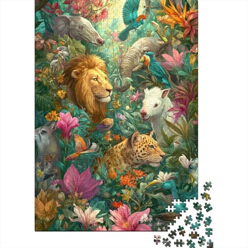 Tiere, Tierwelt-Puzzlespiele, anspruchsvolle Puzzles, Geschenkideen für Männer und Frauen, Familienspaß, 300 Teile (40 x 28 cm) von CKMSMCS