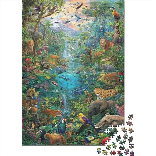 Tiere – Lernspiele zur Tierwelt für Erwachsene und Kinder Freunde und Familie. 1000 Teile (75 x 50 cm) von CKMSMCS