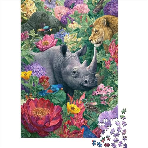 Tiere – Lernspiele zur Tierwelt für Erwachsene und Kinder Freunde und Familie. 1000 Teile (75 x 50 cm) von CKMSMCS
