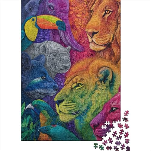 Tiere – Lernspiele zur Tierwelt für Erwachsene und Kinder Freunde und Familie. 300 Teile (40 x 28 cm) von CKMSMCS