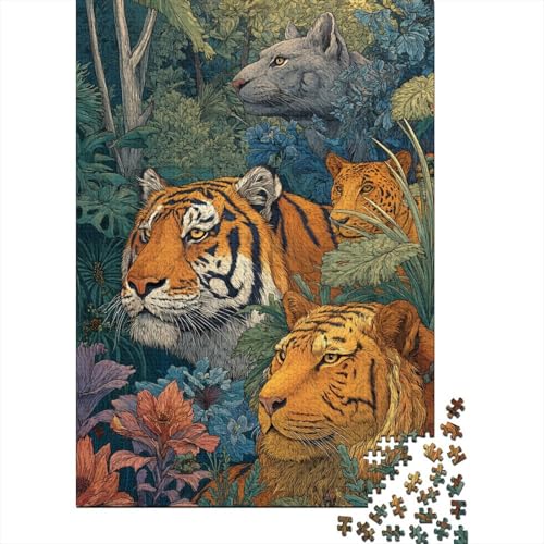 Tiere – Lernspiele zur Tierwelt für Erwachsene und Kinder Freunde und Familie. 500 Teile (52 x 38 cm) von CKMSMCS