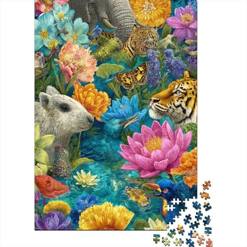 Tiere – Lernspiele zur Tierwelt für Erwachsene und Kinder Freunde und Familie. 500 Teile (52 x 38 cm) von CKMSMCS