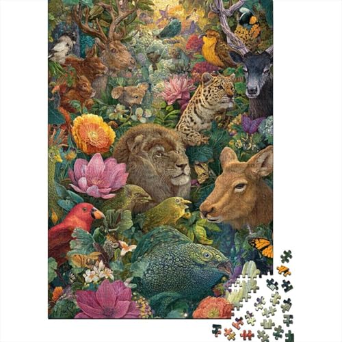 Tiere – Lernspiele zur Tierwelt für Erwachsene und Kinder Freunde und Familie. 500 Teile (52 x 38 cm) von CKMSMCS