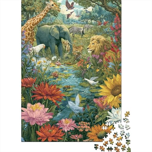 Tiere – Lernspiele zur Tierwelt für Erwachsene und Kinder Freunde und Familie. 500 Teile (52 x 38 cm) von CKMSMCS