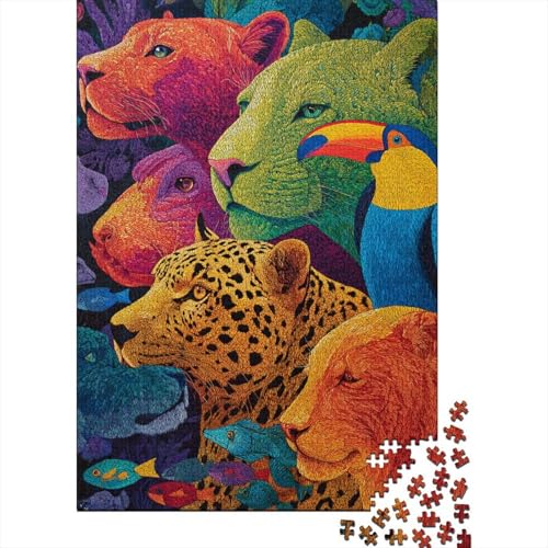 Tiere – Lernspiele zur Tierwelt für Erwachsene und Kinder Freunde und Familie. 500 Teile (52 x 38 cm) von CKMSMCS