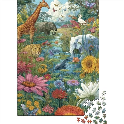 Tiere – Lernspiele zur Tierwelt für Erwachsene und Kinder Freunde und Familie. 500 Teile (52 x 38 cm) von CKMSMCS