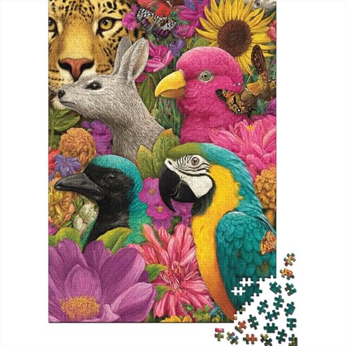 Tiere – Lernspiele zur Tierwelt für Erwachsene und Kinder Freunde und Familie. 500 Teile (52 x 38 cm) von CKMSMCS