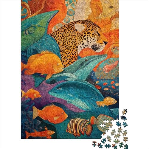 Tiere Tierwelt EIN einzigartiges und kreatives Spiel, das herausfordernd und unterhaltsam ist. 1000 Teile (75 x 50 cm) von CKMSMCS