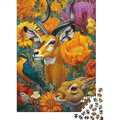 Tiere Tierwelt EIN einzigartiges und kreatives Spiel, das herausfordernd und unterhaltsam ist. 1000 Teile (75 x 50 cm) von CKMSMCS