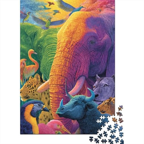 Tiere Tierwelt EIN einzigartiges und kreatives Spiel, das herausfordernd und unterhaltsam ist. 1000 Teile (75 x 50 cm) von CKMSMCS