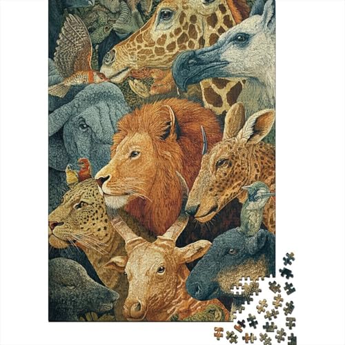 Tiere Tierwelt EIN einzigartiges und kreatives Spiel, das herausfordernd und unterhaltsam ist. 300 Teile (40 x 28 cm) von CKMSMCS
