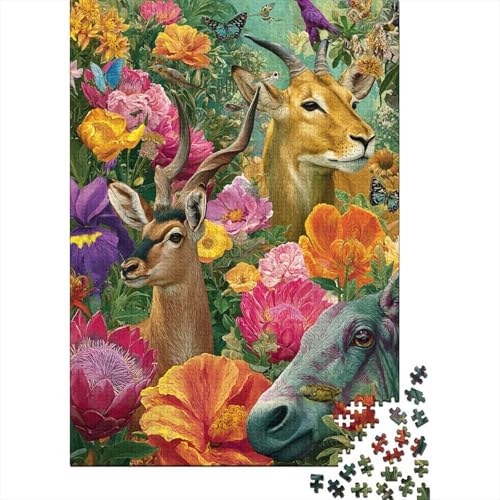 Tiere Tierwelt EIN einzigartiges und kreatives Spiel, das herausfordernd und unterhaltsam ist. 500 Teile (52 x 38 cm) von CKMSMCS