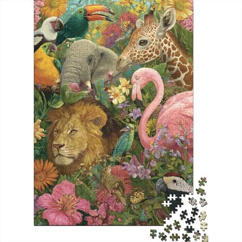 Tiere Tierwelt EIN einzigartiges und kreatives Spiel, das herausfordernd und unterhaltsam ist. 500 Teile (52 x 38 cm) von CKMSMCS