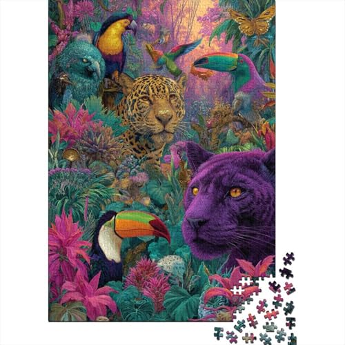 Tiere Tierwelt EIN lustiges und Cooles Lern-Puzzlespiel mit einem sehr hohen Schwierigkeitsgrad 1000 Teile (75 x 50 cm) von CKMSMCS