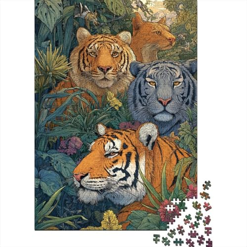 Tiere Tierwelt EIN lustiges und Cooles Lern-Puzzlespiel mit einem sehr hohen Schwierigkeitsgrad 500 Teile (52 x 38 cm) von CKMSMCS