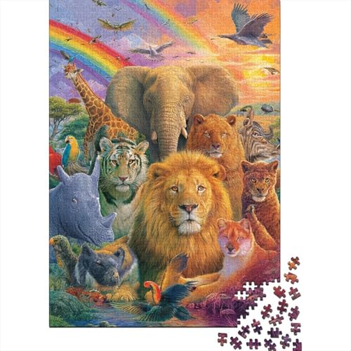 Tiere Tierwelt Lern- und Bildungsspiele, geeignet für Teenager mit einzigartigem Stil, 1000 Teile (75 x 50 cm) von CKMSMCS