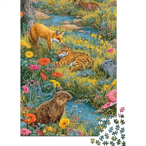 Tiere Tierwelt Lern- und Bildungsspiele, geeignet für Teenager mit einzigartigem Stil, 300 Stück (40 x 28 cm) von CKMSMCS
