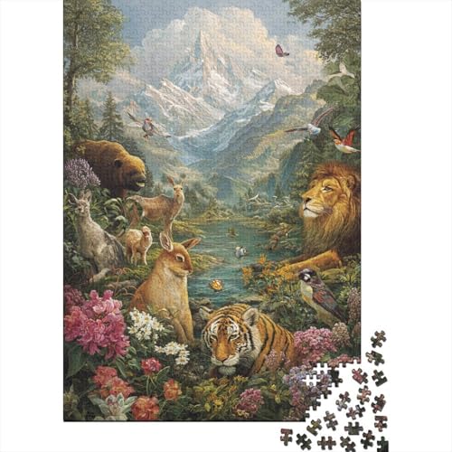 Tiere Tierwelt Spiele für die ganze Familie Geschenkideen für Männer und Frauen Einzigartig 1000 Stück (75x50cm) von CKMSMCS