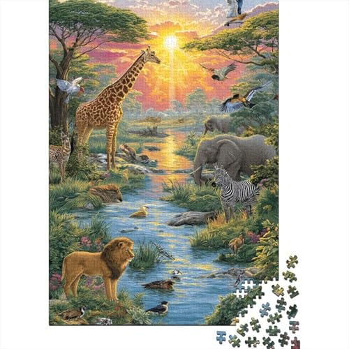 Tiere Tierwelt Spiele für die ganze Familie Geschenkideen für Männer und Frauen Einzigartig 1000 Stück (75x50cm) von CKMSMCS