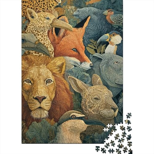 Tiere Tierwelt Spiele für die ganze Familie Geschenkideen für Männer und Frauen Einzigartig 300 Stück (40x28cm) von CKMSMCS