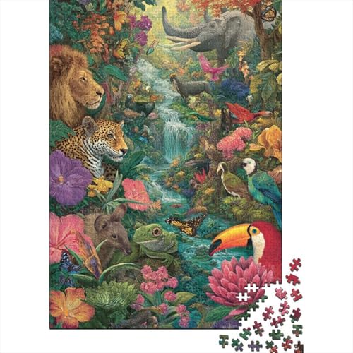 Tiere Tierwelt Spiele für die ganze Familie Geschenkideen für Männer und Frauen Einzigartig 300 Stück (40x28cm) von CKMSMCS