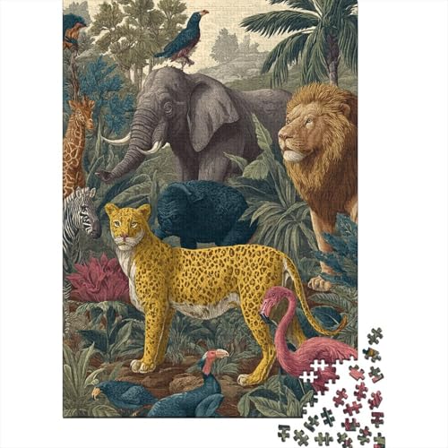 Tiere Tierwelt Spiele für die ganze Familie Geschenkideen für Männer und Frauen Einzigartig 300 Stück (40x28cm) von CKMSMCS