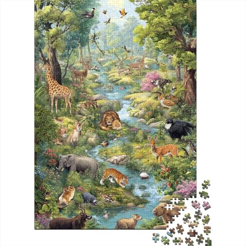 Tiere Tierwelt Spiele für die ganze Familie Geschenkideen für Männer und Frauen Einzigartig 300 Stück (40x28cm) von CKMSMCS