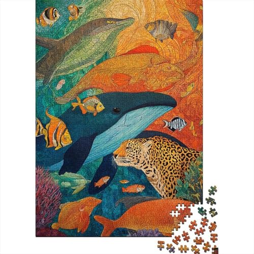 Tiere Tierwelt Spiele für die ganze Familie Geschenkideen für Männer und Frauen Einzigartig 300 Stück (40x28cm) von CKMSMCS