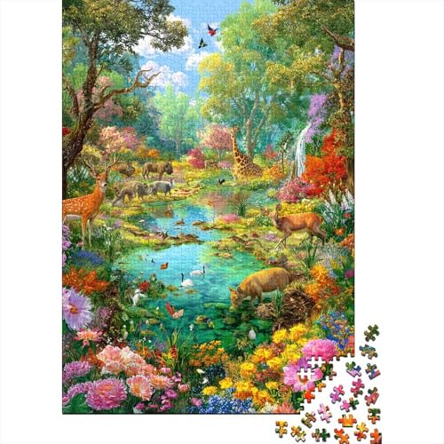 Tiere Tierwelt Spiele für die ganze Familie Geschenkideen für Männer und Frauen Einzigartig 500 Stück (52x38cm) von CKMSMCS