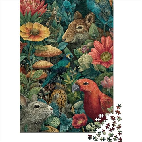 Tiere Tierwelt Spiele für die ganze Familie Geschenkideen für Männer und Frauen Einzigartig 500 Stück (52x38cm) von CKMSMCS
