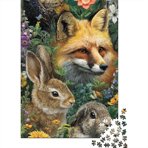 Tiere Tierwelt Spiele für die ganze Familie Geschenkideen für Männer und Frauen Einzigartig 500 Stück (52x38cm) von CKMSMCS