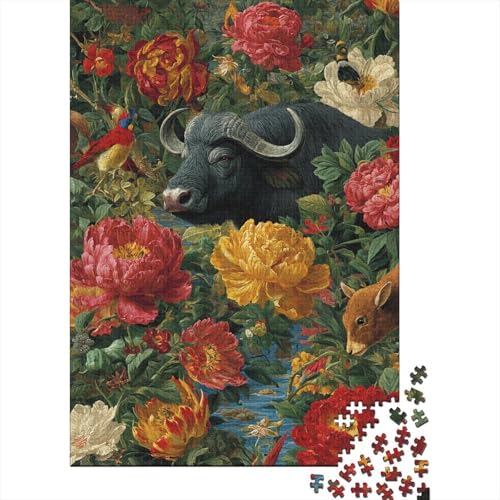 Tiere Tierwelt. EIN lustiges Familienspiel, geeignet für Erwachsene, Jugendliche und Kinder. Super schwierig. Einzigartiges Design. 300 Teile (40 x 28 cm). von CKMSMCS