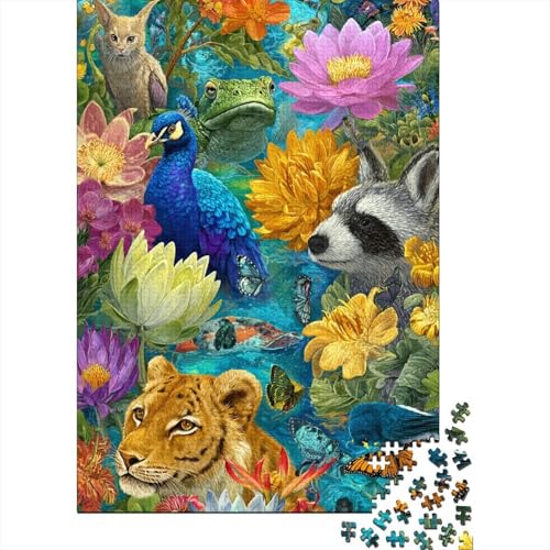 Tiere Tierwelt. Lustiges Lernspiel für die ganze Familie. Hoher Schwierigkeitsgrad, Aber Nicht langweilig. 1000 Teile (75 x 50 cm) von CKMSMCS