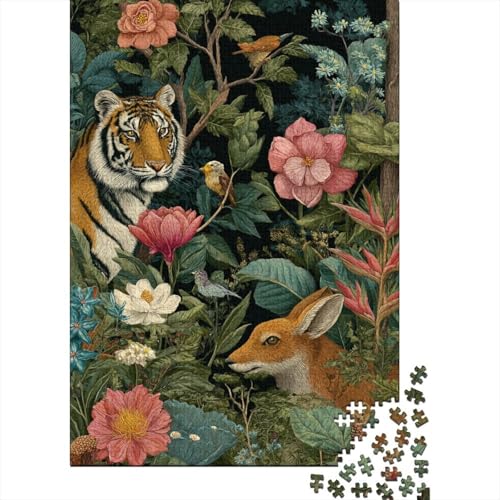 Tiere Tierwelt. Lustiges Lernspiel für die ganze Familie. Hoher Schwierigkeitsgrad, Aber Nicht langweilig. 1000 Teile (75 x 50 cm) von CKMSMCS