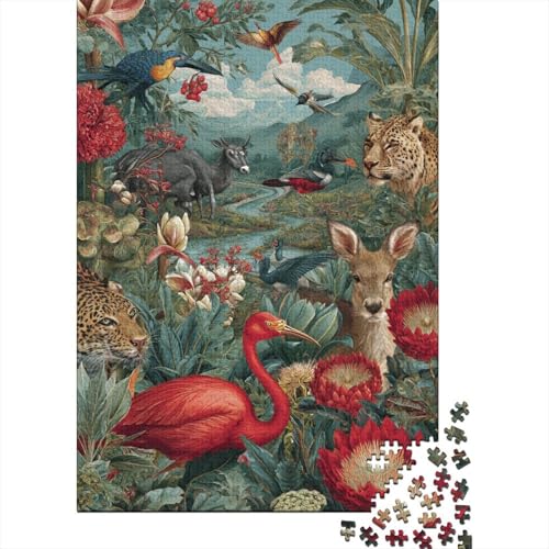 Tiere Tierwelt. Lustiges Lernspiel für die ganze Familie. Hoher Schwierigkeitsgrad, Aber Nicht langweilig. 300 Teile (40 x 28 cm) von CKMSMCS