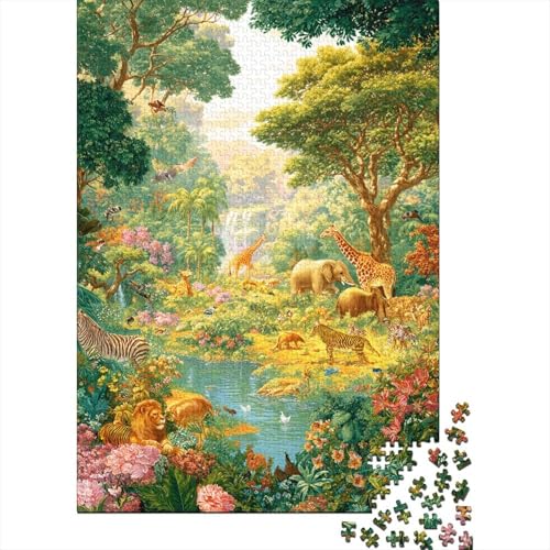Tiere Tierwelt. Lustiges Lernspiel für die ganze Familie. Hoher Schwierigkeitsgrad, Aber Nicht langweilig. 300 Teile (40 x 28 cm) von CKMSMCS