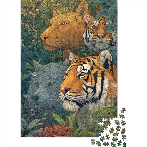 Tiere Tierwelt. Sehr interessantes Lernspiel mit einzigartiger Form und voller Überraschungen. 300 Teile (40 x 28 cm) von CKMSMCS