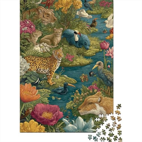 Tiere Tierwelt. Sehr interessantes Lernspiel mit einzigartiger Form und voller Überraschungen. 300 Teile (40 x 28 cm) von CKMSMCS