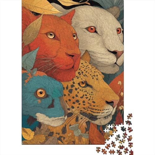 Tiere Tierwelt. Sehr interessantes Lernspiel mit einzigartiger Form und voller Überraschungen. 500 Teile (52 x 38 cm) von CKMSMCS