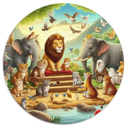 Tierpuzzle für Erwachsene, Tierwelt, Puzzles für Erwachsene, Lernspiele, sehr schwierig, 1000 Teile (67,5 x 67,5 cm) von CKMSMCS