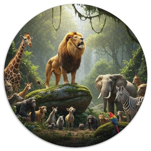 Tierpuzzle für Erwachsene, Tierwelt-Puzzle, extrem schwierig, sehr schwer zu vervollständigen, geeignet als Geschenk, Puzzle für Erwachsene, 1000 Teile (67,5 x 67,5 cm) von CKMSMCS